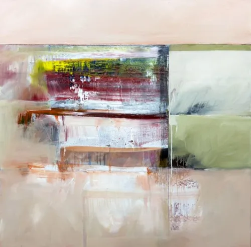 John Waller Shelter 2025 Oil on linen 92 x 92cm $4,900 framed