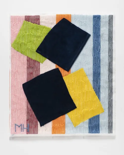 Melinda Harper Velvet and thread, 2022 41 x 35cm $3500 unframed