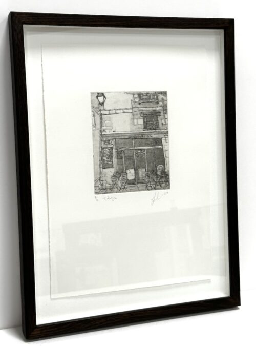 Soula Mantalvanos Le Sevigne 2007 etching edition 8/10 framed