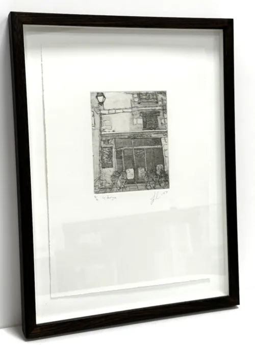 Soula Mantalvanos Le Sevigne 2007 etching edition 8/10 framed