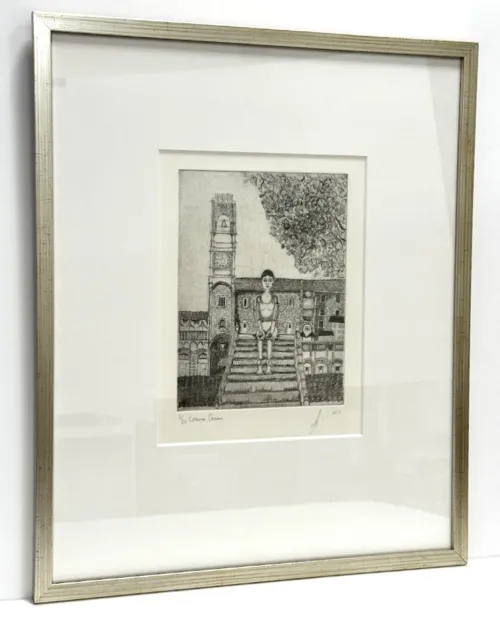 Soula Mantalvanos Cortona Dream etching framed