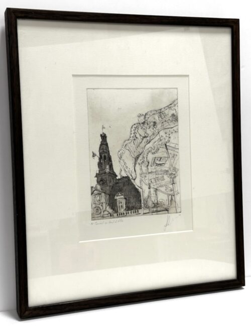 Soula Mantalvanos Carousel at Hotel de Ville etching $460 f