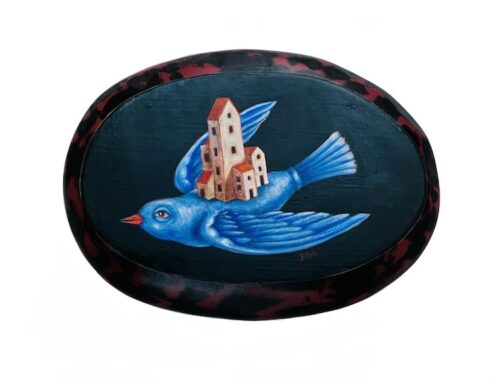 Antonio Balletta Home and Heart a) (h)14cm x (w)20cm x (d)5.5cm