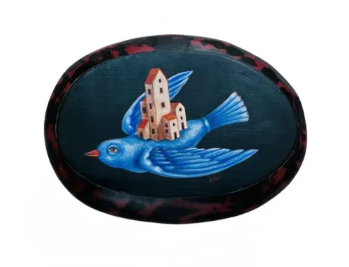 Antonio Balletta Home and Heart a) (h)14cm x (w)20cm x (d)5.5cm