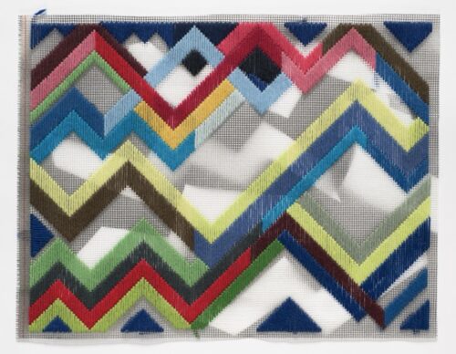 Black Paint,2022 tapestry wool $3,000 uf