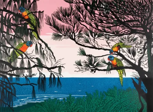 Gwen Scott Foreshore life IV 65cmx83cm $1300.00