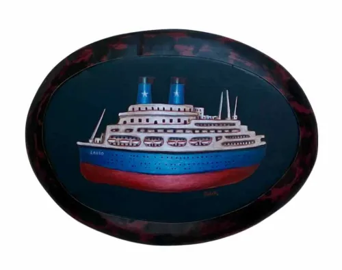 Antonio Balletta a) Departure -(h)16cm x (w)21cm x (d)5.5cm $1,600