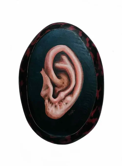 Antonio Balletta b) Whispers -(h)18cm x (w)13cm x (d)5.5cm $1,600