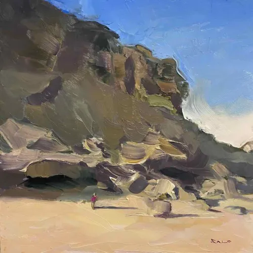 Steve Salo Late Summer Anglesea oil on board 30 x 30cm f$1,400 f