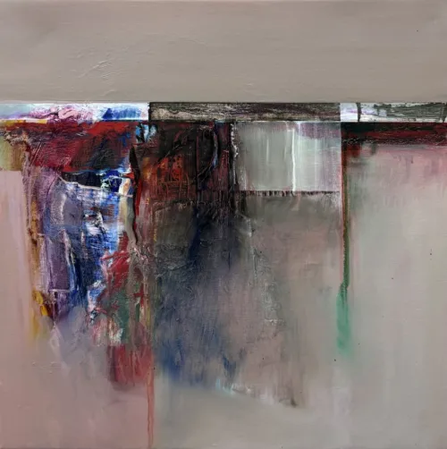 John Waller Junction 61 x 61cm oil on linen