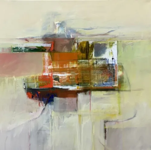John Waller Border Terrain 2 91 x 91cm oil on linen