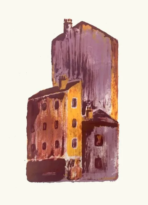 Jim Pavlidis Montreuil Evening 3 colour lithograph 76 x 56cm edition of 10 $950 UF $1100 F