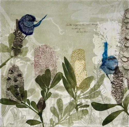 Trudy Rice The Heart of the Garden 40 x 40cm $1,585