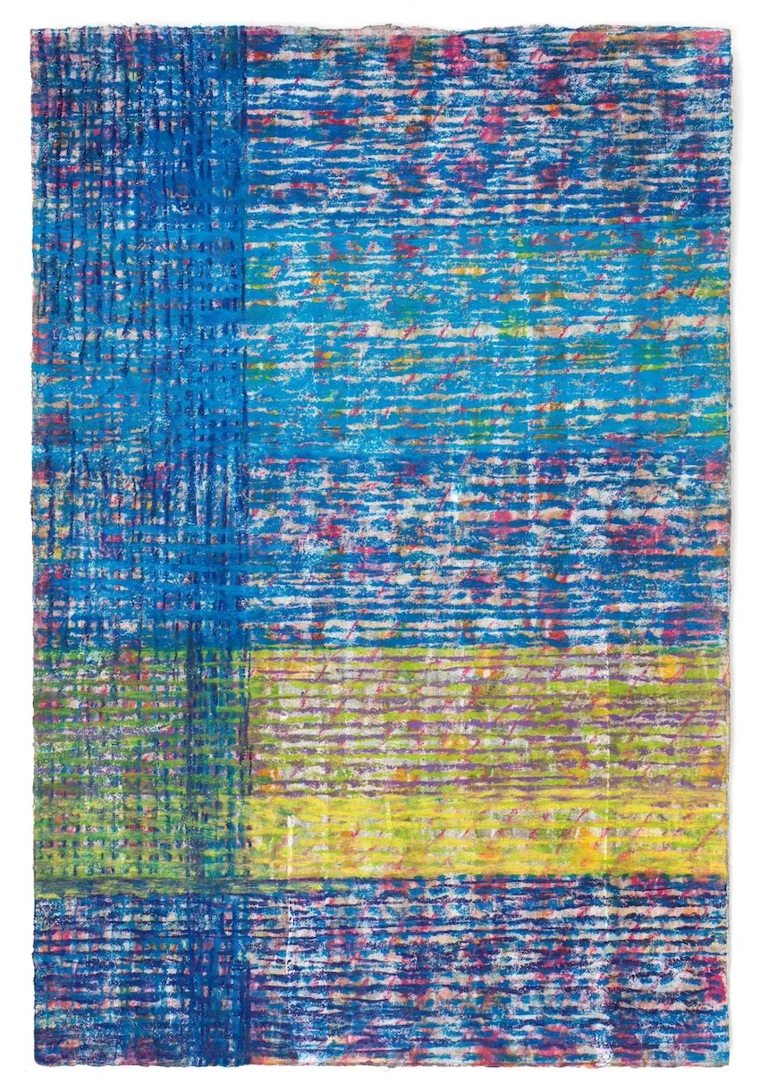 Mary-Louise Edwards Signs of Renovation (II), 2025 pastel on paper 29.5cm x 21cm UF $900 F $1100 Mary-Louise Edwards Signs of Renovation (II), 2025 pastel on paper 29.5cm x 21cm UF $900 F $1100